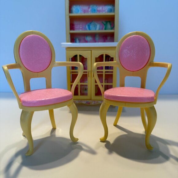 Vintage 90s 1996 Barbie Folding Pretty House DINING ROOM #67553-92 - Picture 3 of 8